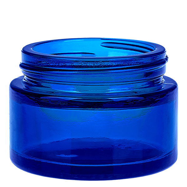Glasburk 30ml blå med UNiTWIST-insatslock Glasburk 30ml blå med UNiTWIST-insatslock