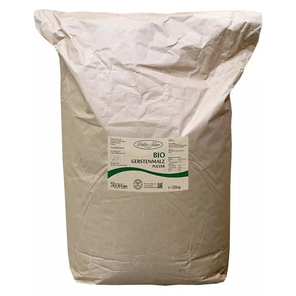 Kornmaltpulver ekologiskt 25 kg Doktor-Klaus bulkförpackning.