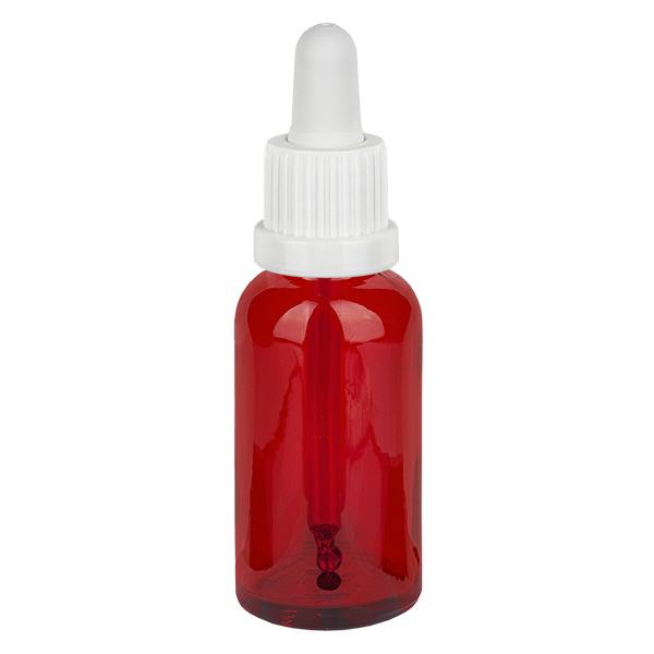 30 ml pipettflaska vit med manipulationsskyddad förslutning RedLine UT18/30