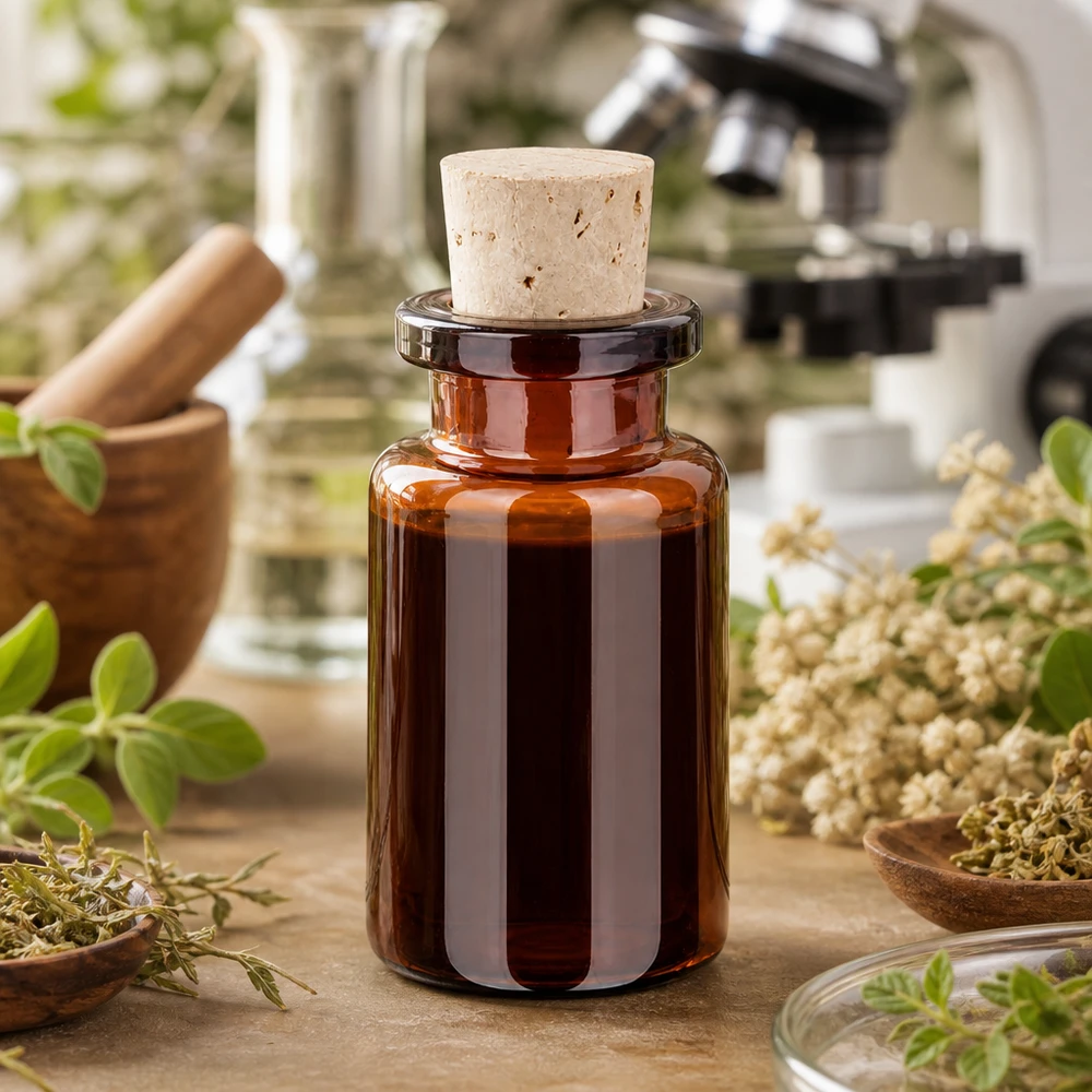 Bärnstensfärgad glasflaska 10ml med kork 11/14mm Kompakte Braunglasflasche 10ml bernsteinfarbig mit Naturkorken für homöopathische Zubereitungen