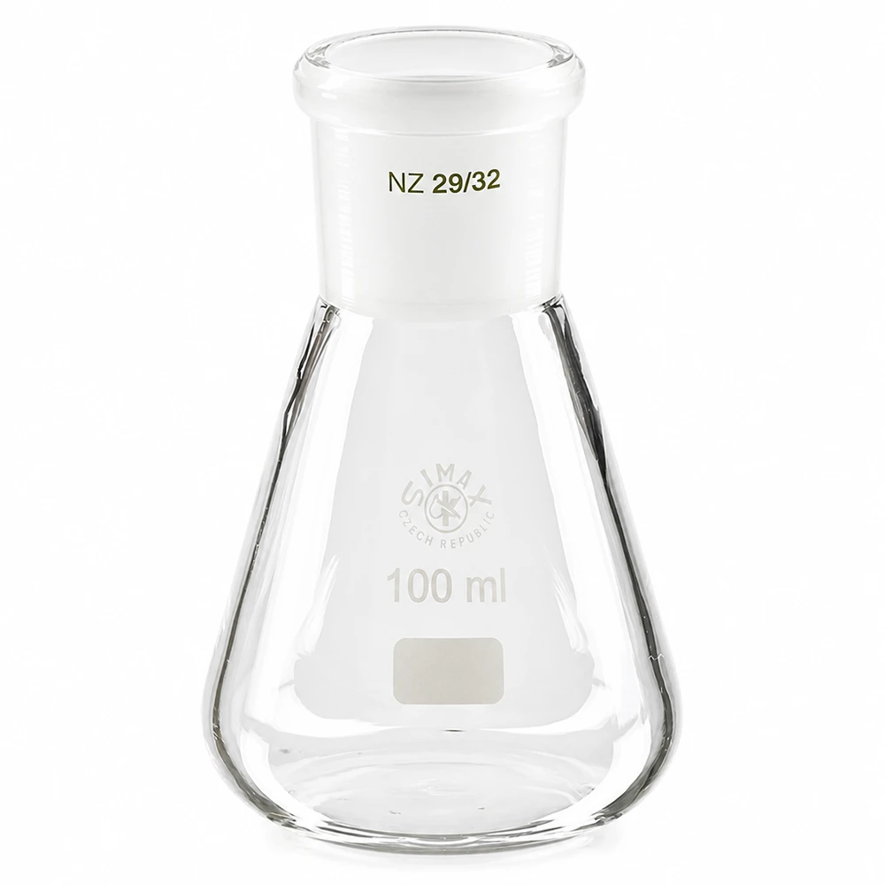 Erlenmeyerkolv 100ml med standardslipad fog (29/32)