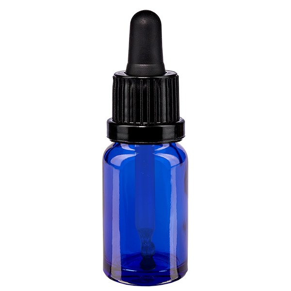 10 ml pipettflaska med svart förslutning BlueLine UT18/10