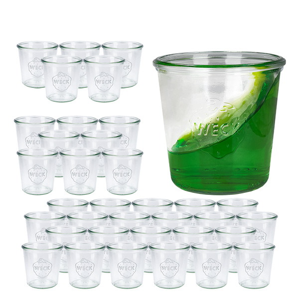 Set med 36 Weck-glas 580 ml Set med 36 Weck-glas 580 ml