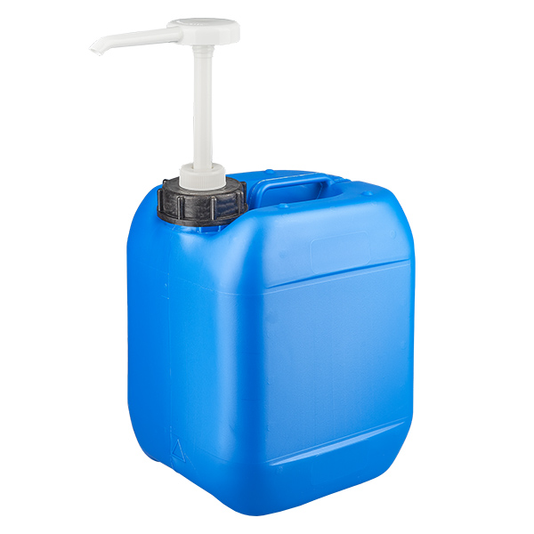 Dunk 5 liter blå med doseringspump Dunk 5 liter blå med doseringspump