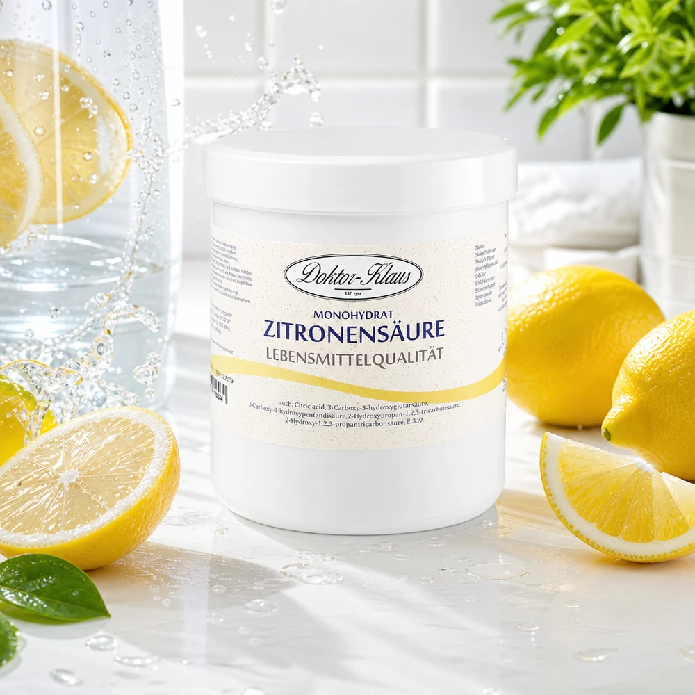 Citronsyra 500g Doktor-Klaus Citronsyra Doktor-Klaus 500g miljövänligt rengöringsalternativ med färska citrusfrukter