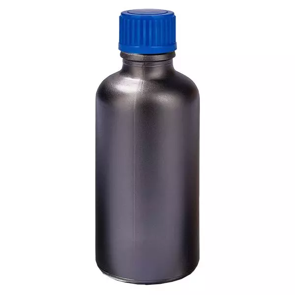 50ml flaska 11mm skruvkork blå standard BlackLine UT18/50 50ml flaska 11mm skruvkork blå standard BlackLine UT18/50