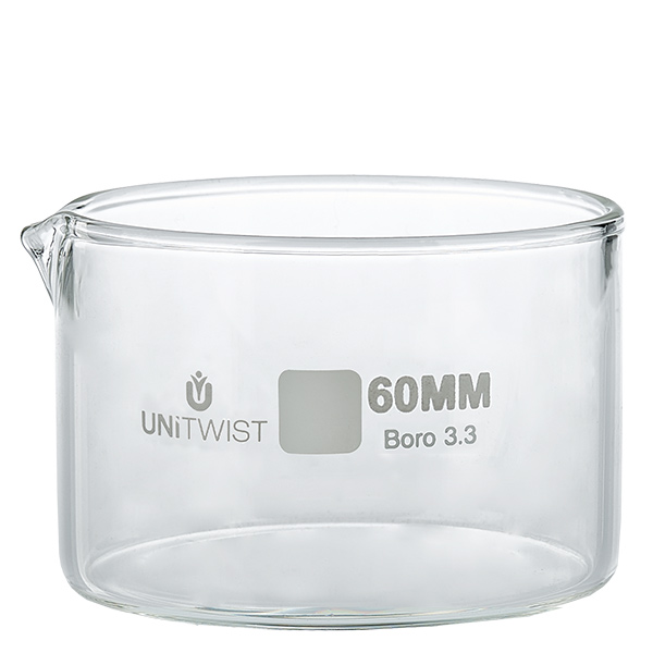 Kristalliseringsskål ø60mm borosilikatglas UNiTWIST Kristalliseringsskål ø60mm borosilikatglas UNiTWIST