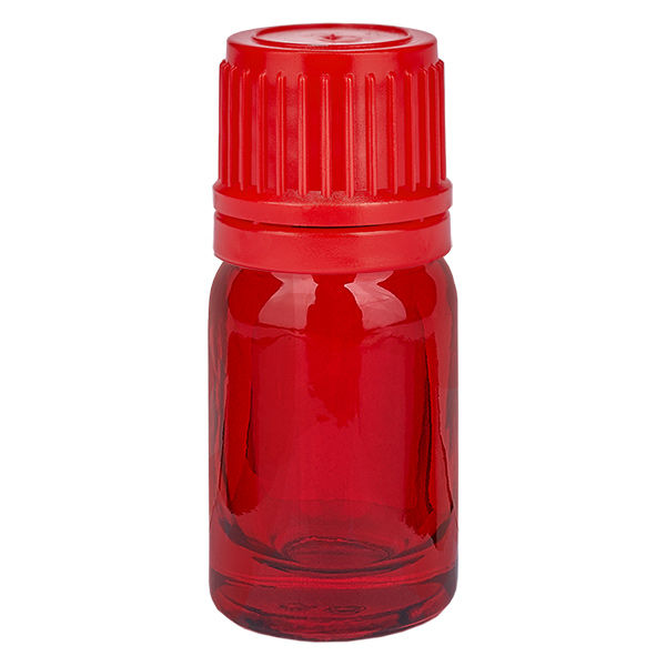 5ml flaska 11mm skruvkork röd sabotagesäker kapsyl RedLine UT18/5 5ml flaska 11mm skruvkork röd sabotagesäker kapsyl RedLine UT18/5