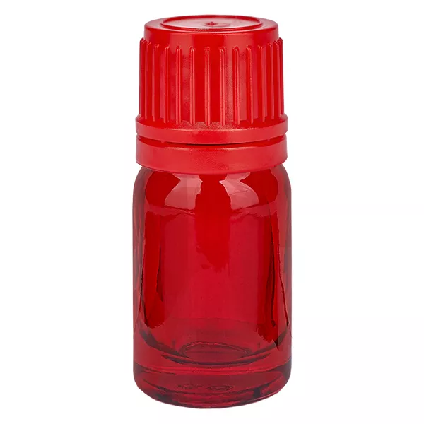 5ml flaska 11mm skruvkork röd sabotagesäker kapsyl RedLine UT18/5 5ml flaska 11mm skruvkork röd sabotagesäker kapsyl RedLine UT18/5
