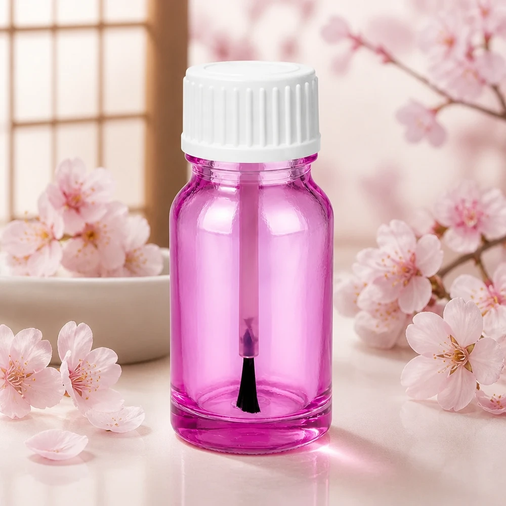 10ml borstflaska vit standard PurpleLine UT18/10 Liten 10 ml borstflaska vit STD PurpleLine UT18/10 perfekt för resor och när du är på språng
