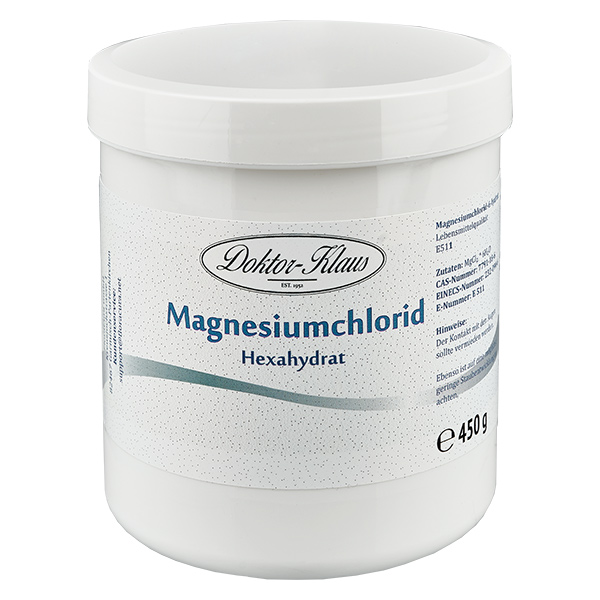 Magnesiumklorid 450g (E511) Doktor-Klaus Magnesiumklorid 450g (E511) Doktor-Klaus