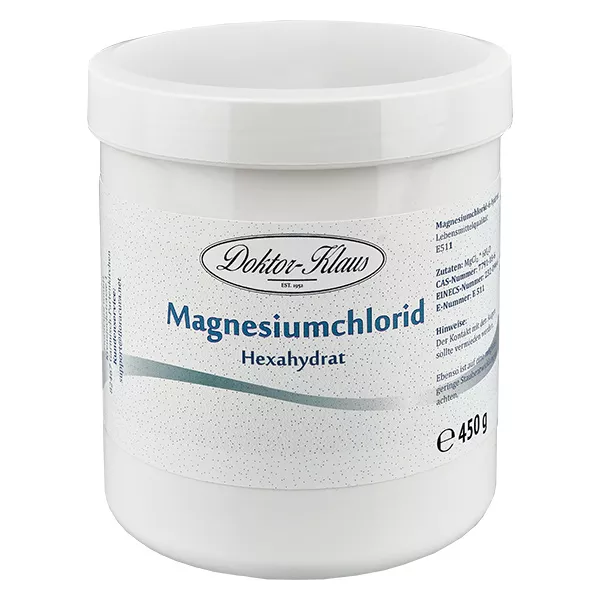 Magnesiumklorid 450g (E511) Doktor-Klaus Magnesiumklorid 450g (E511) Doktor-Klaus