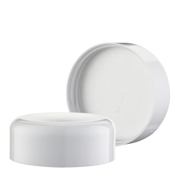 Skruvlock vitt av härdplast, gänga 52mm ApoGlas®