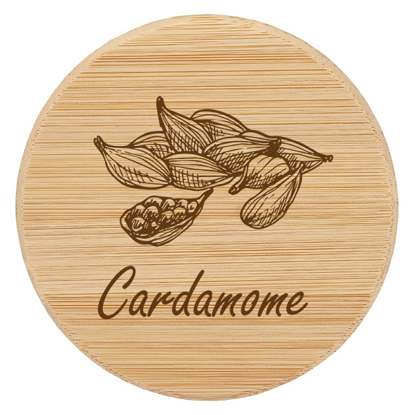 Couvercle en bois "Cardamome" för WECK RR60