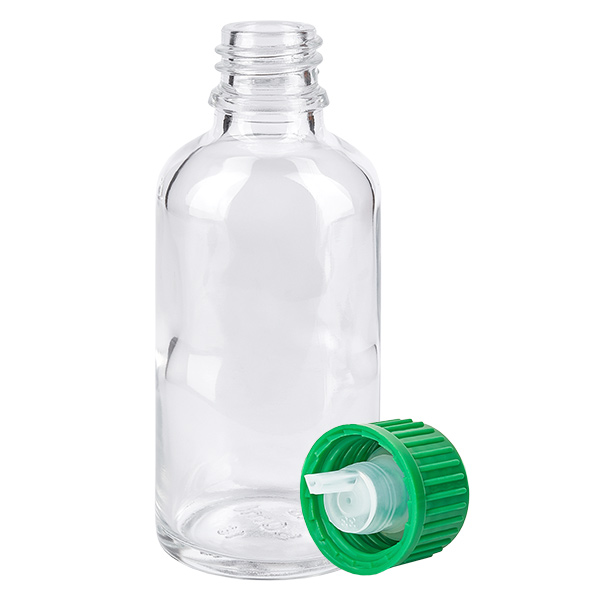 50 ml Droppflaska 0,8 mm grön med standardförslutning ClearLine UT18/50 50 ml Droppflaska 0,8 mm grön med standardförslutning ClearLine UT18/50