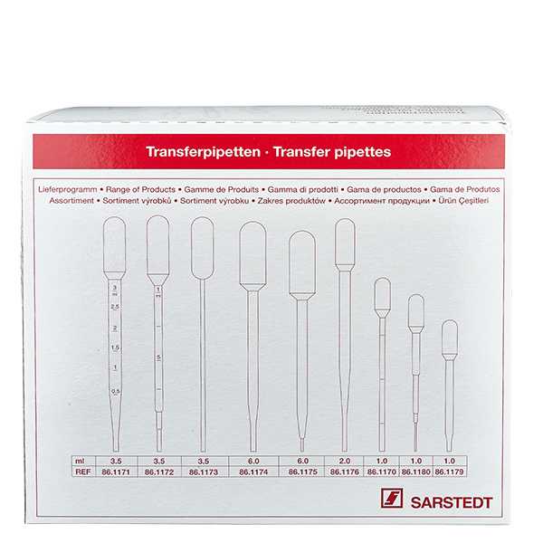 6ml överföringspipett (152x15mm) utan gradering 6ml överföringspipett (152x15mm) utan gradering