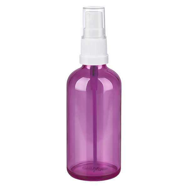100ml sprayflaska vit/transparent Standard PurpleLine UT18/100