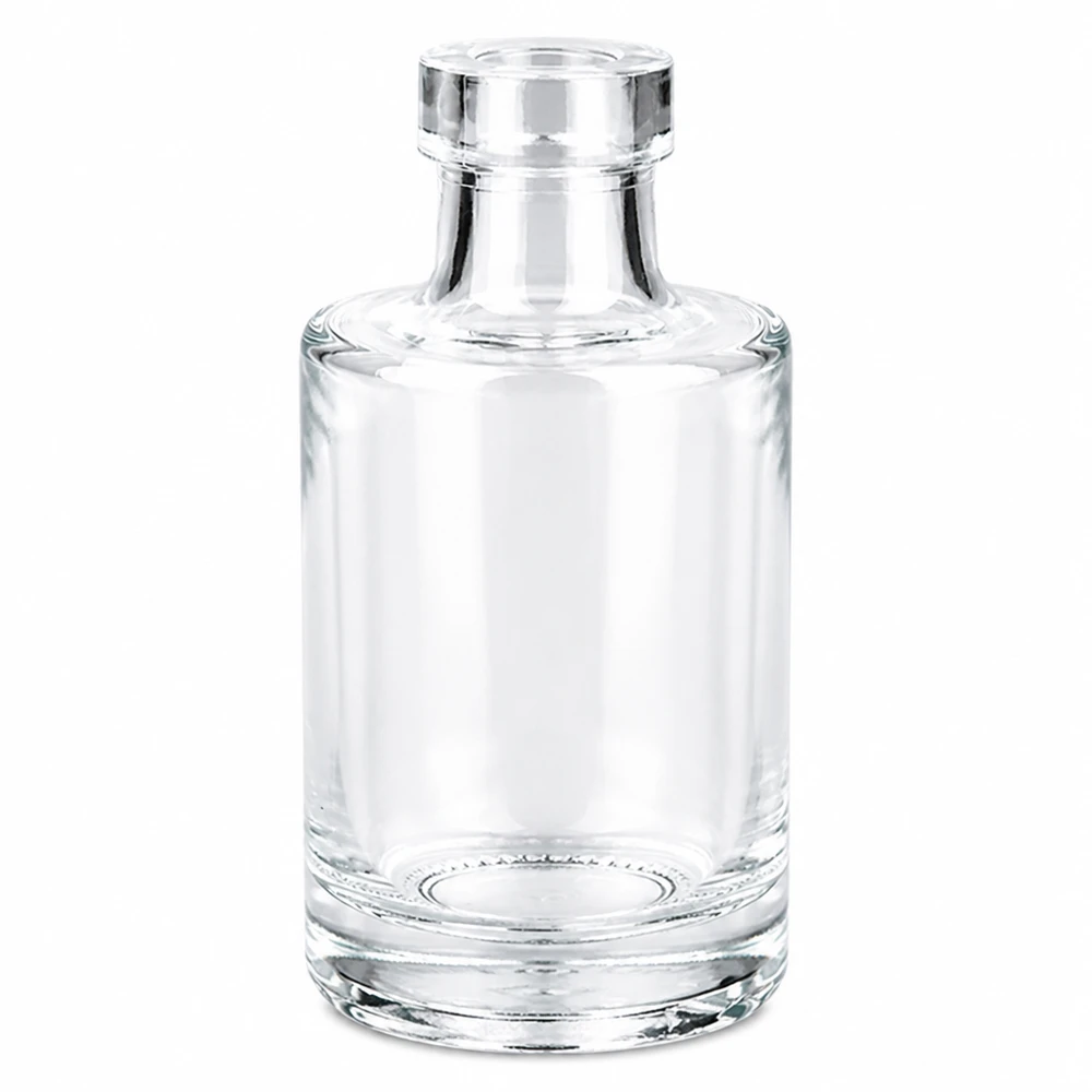 100 ml glasflaska Marie utan lock UNiTWIST® 100 ml glasflaska Marie utan lock UNiTWIST transparent tom på vit bakgrund