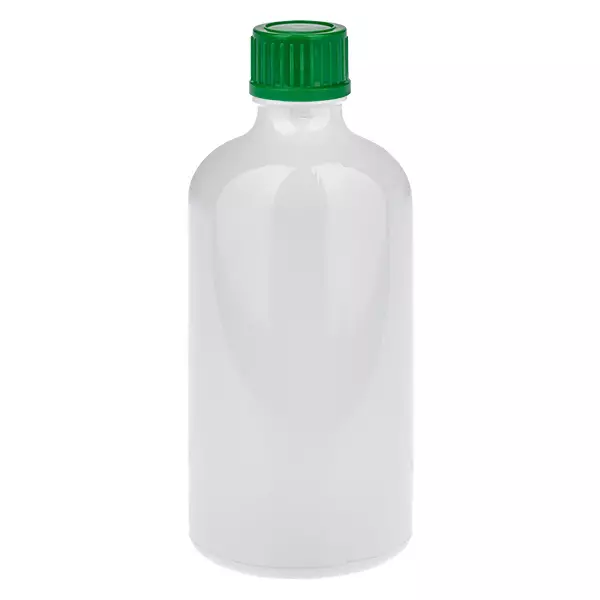 100 ml flaska 11 mm skruvkork grön Standard WhiteLine UT18/100 100 ml flaska 11 mm skruvkork grön Standard WhiteLine UT18/100