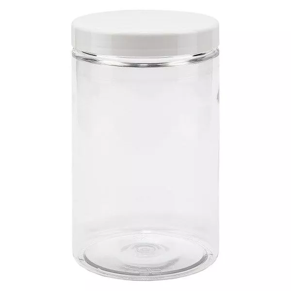 Petpacker 400ml kristallklar öppning 70mm inkl. lock Petpacker 400ml kristallklar öppning 70mm inkl. lock