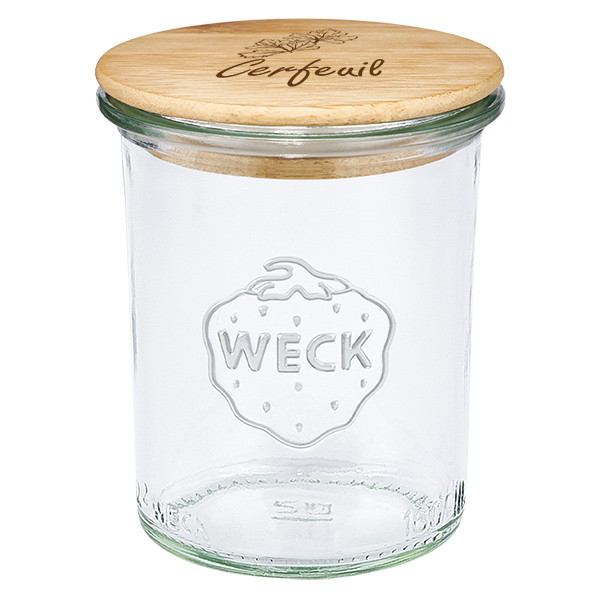 Trälock Cerfeuil med WECK-glas 160 ml Trälock Cerfeuil med WECK-glas 160 ml