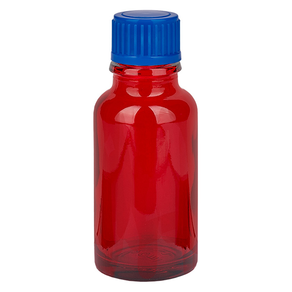 20ml flaska 11mm skruvkork blå standard RedLine UT18/20