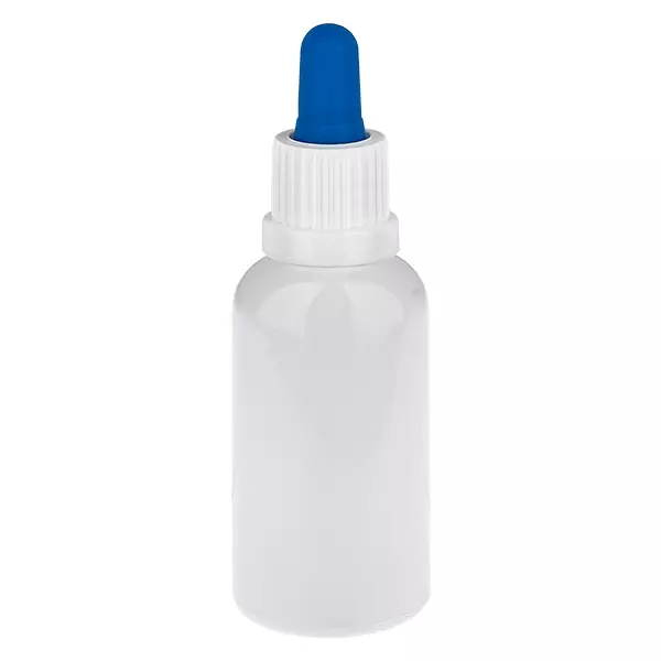 30 ml pipettflaska vit/blå originalförsegling WhiteLine UT18/30 30 ml pipettflaska vit/blå originalförsegling WhiteLine UT18/30