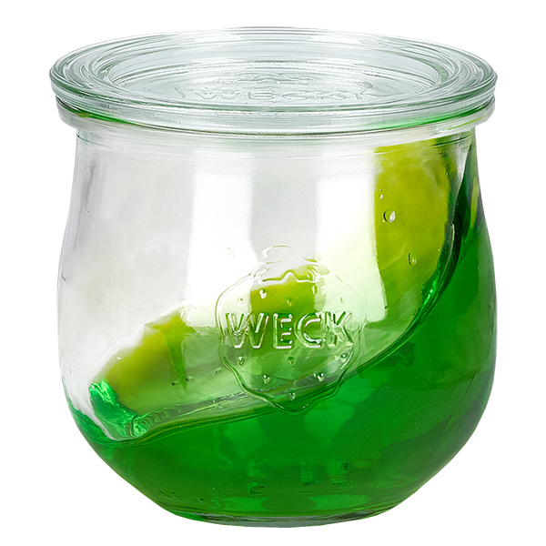 Set med 48 Weck-burkar à 370 ml med 48 glaslock Set med 48 Weck-burkar à 370 ml med 48 glaslock