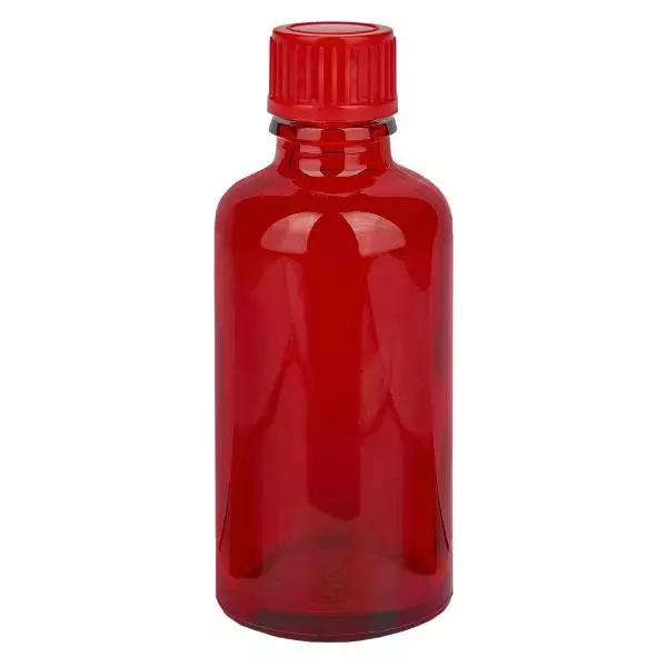 50ml flaska 11mm skruvkork röd standard RedLine UT18/50 50ml flaska 11mm skruvkork röd standard RedLine UT18/50