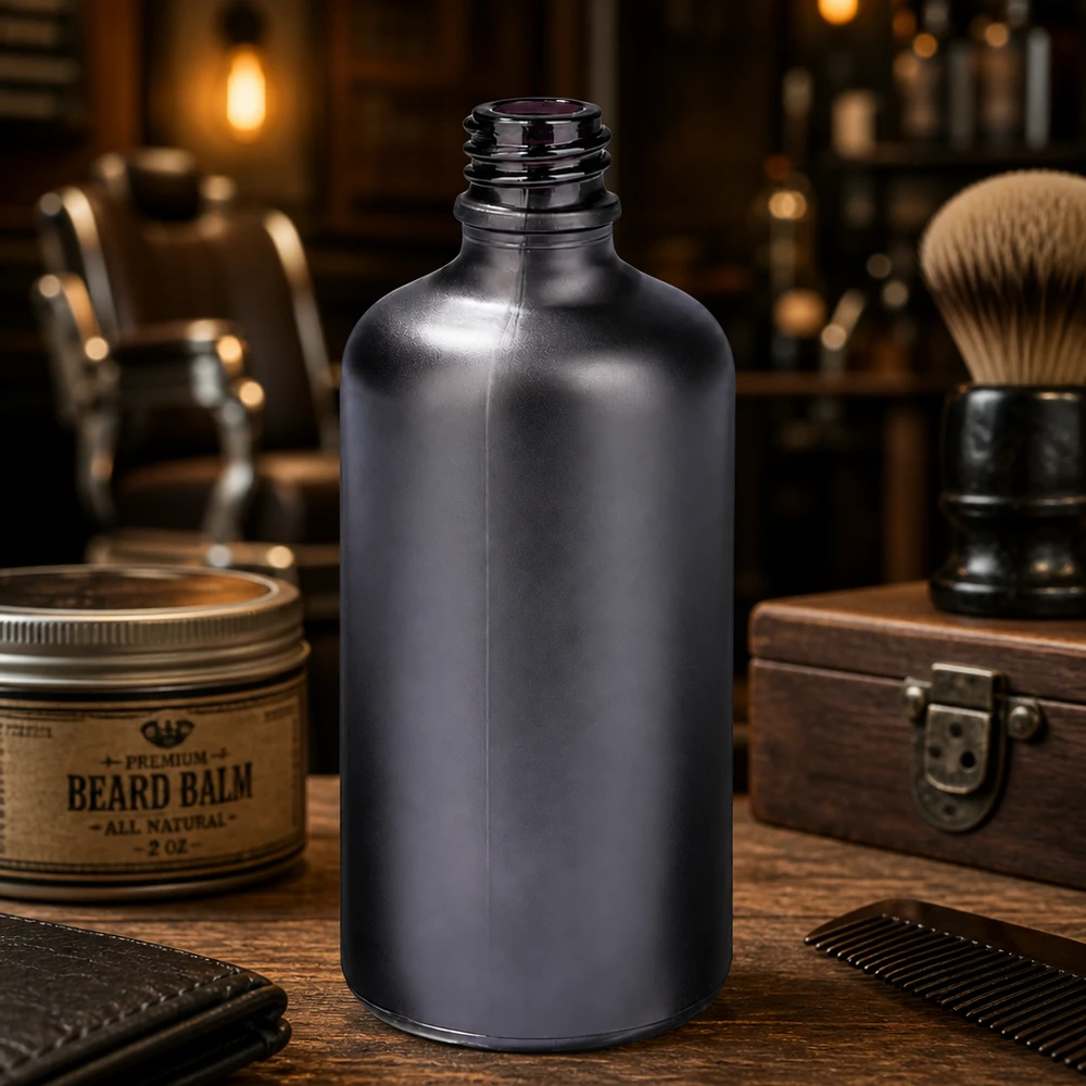 100 ml apoteksflaska BlackLine UT18/100 UNiTWIST med UNiTWIST-gänga för säker förslutning