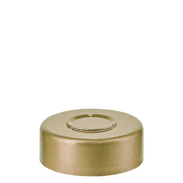 Flare cap 20,25 x 7,4 mm CENTRAL avrivning, guld Flare cap 20,25 x 7,4 mm CENTRAL avrivning, guld
