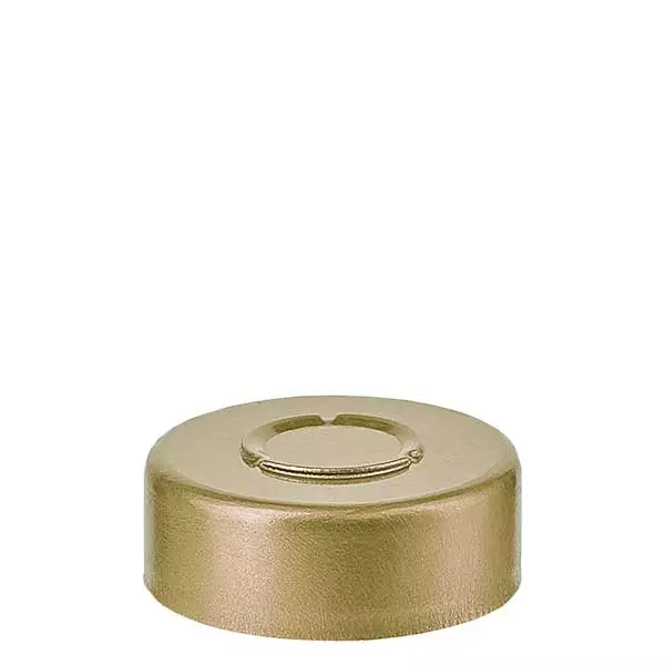 Flare cap 20,25 x 7,4 mm CENTRAL avrivning, guld