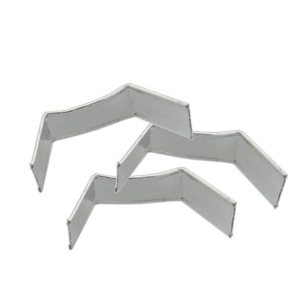 1 pappersklämma, längd 40, silver