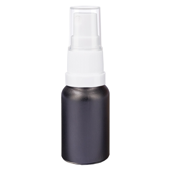 10ml Sprayflaska med vitt lock BlackLine UT18/10 10ml Sprayflaska med vitt lock BlackLine UT18/10