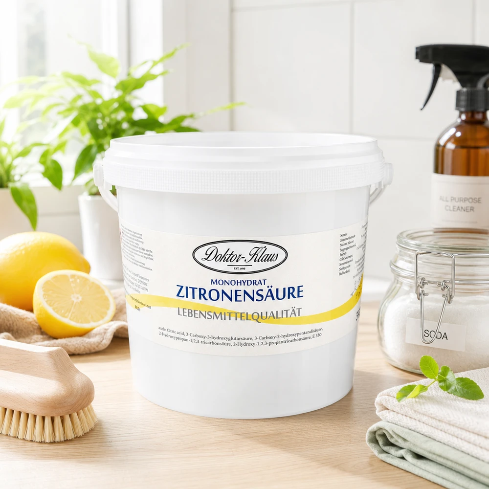 Citronsyra 5kg Doktor-Klaus livsmedelsgodkänd för kök och hushåll miljövänlig