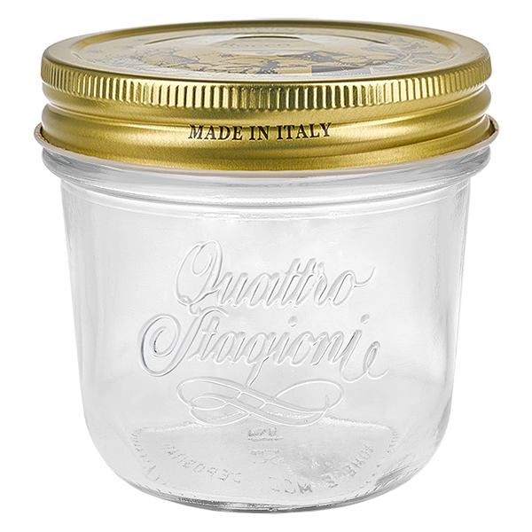 200 ml "Quattro Stagioni" Krossade glasögon med lock