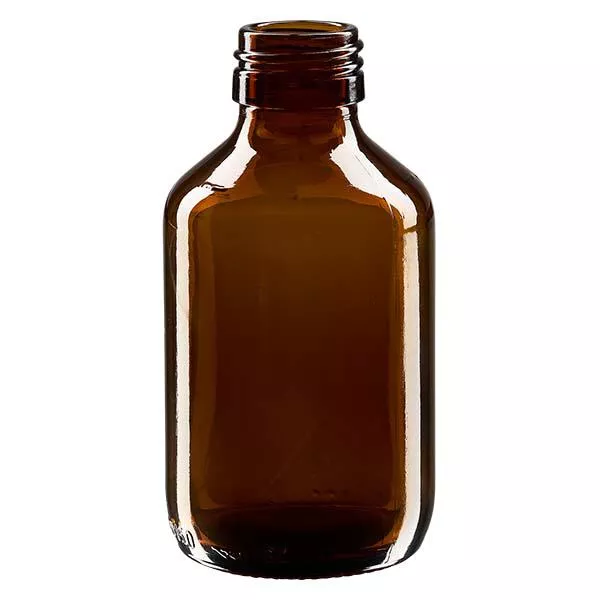 150ml medicinflaska brun, utan lock PP28 ApoGlas 150ml medicinflaska brun, utan lock PP28 ApoGlas