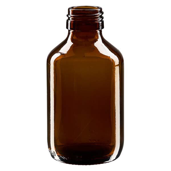 150ml medicinflaska brun, utan lock PP28 ApoGlas