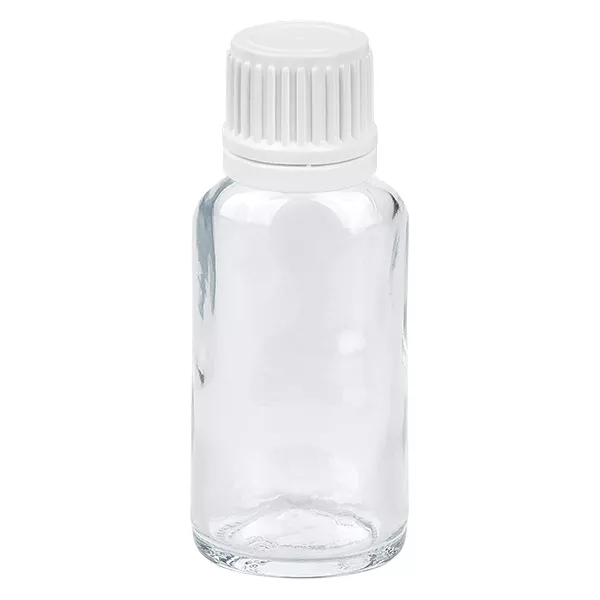 20ml flaska 11mm skruvkork vit Standard ClearLine UT18/20 20ml flaska 11mm skruvkork vit Standard ClearLine UT18/20