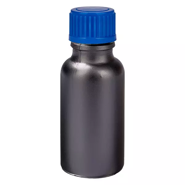 20ml flaska 11mm skruvkork blå standard BlackLine UT18/20 20ml flaska 11mm skruvkork blå standard BlackLine UT18/20