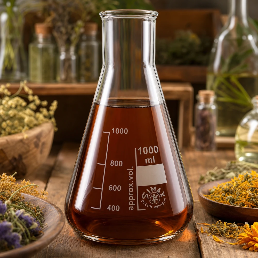 Erlenmeyerkolv 1000ml bred hals Erlenmeyerkolv 1000ml bred hals