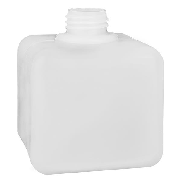 Kemikalieflaska 500 ml, smal hals av PE-HD, naturfärg, GL 32 Kemikalieflaska 500 ml, smal hals av PE-HD, naturfärg, GL 32