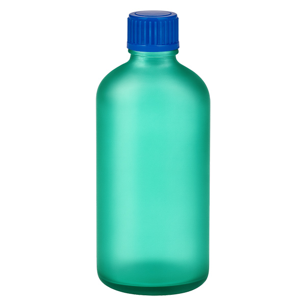100ml flaska 11mm skruvkork blå standard GreenLine UT18/100 100ml flaska 11mm skruvkork blå standard GreenLine UT18/100