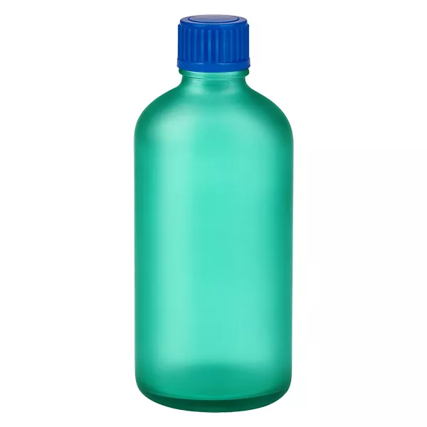 100ml flaska 11mm skruvkork blå standard GreenLine UT18/100 100ml flaska 11mm skruvkork blå standard GreenLine UT18/100
