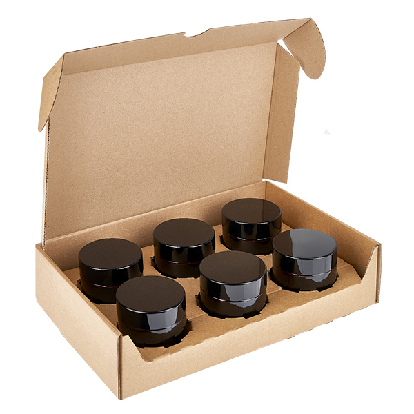 Glasburk 20ml brun med insatslock UNiTWIST Glasburk 20ml brun med insatslock UNiTWIST