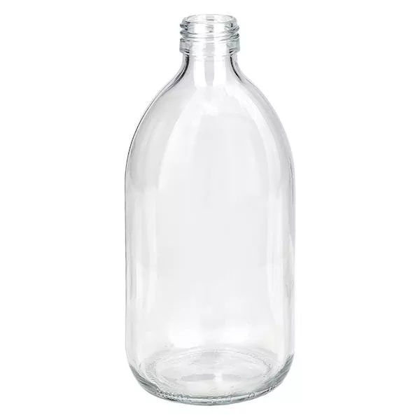 500ml medicinflaska klar, utan lock PP28 ApoGlas 500ml medicinflaska klar, utan lock PP28 ApoGlas