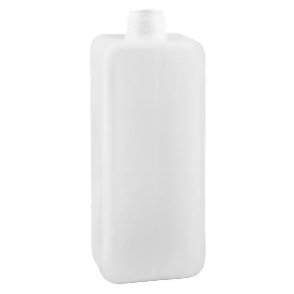 Kemikalieflaska 1000 ml, smal hals av PE-HD, naturfärg, GL 32 Kemikalieflaska 1000 ml, smal hals av PE-HD, naturfärg, GL 32