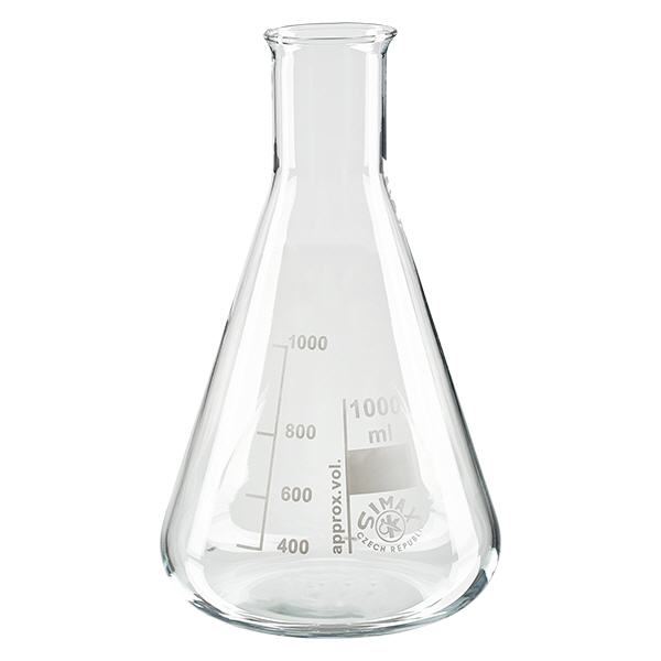 Erlenmeyerkolv 1000ml smal hals Erlenmeyerkolv 1000ml smal hals