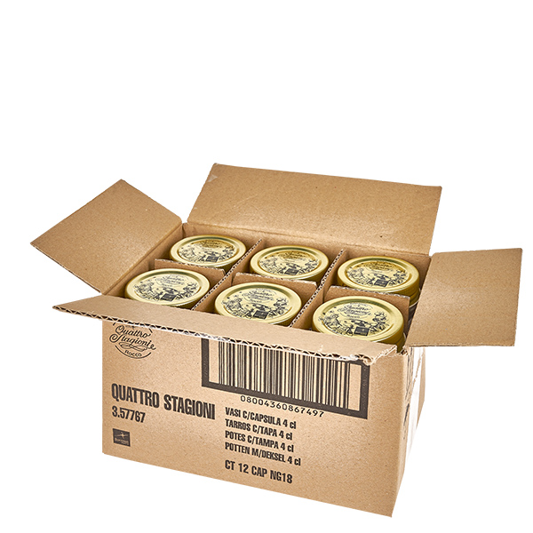 80ml "Quattro Stagioni" rund burk med lock 80ml "Quattro Stagioni" rund burk med lock
