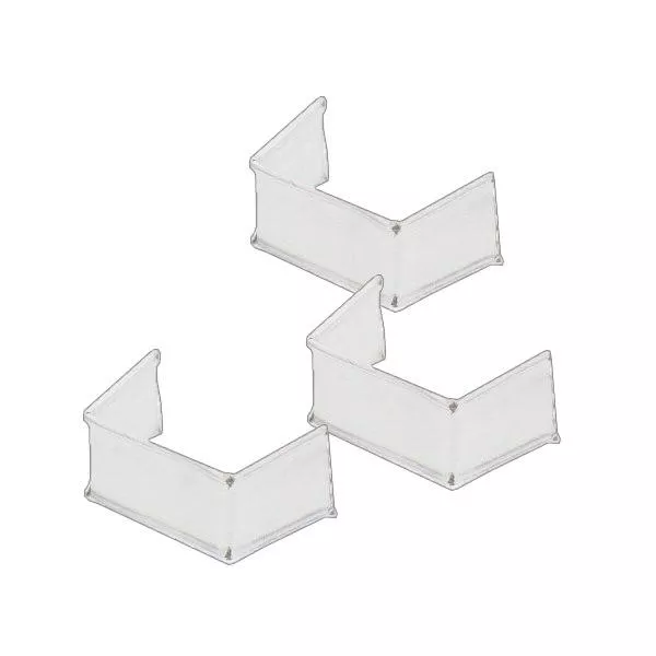 U-clip tejpfäste vit (förpackning om 100) 33mm U-clip tejpfäste vit (förpackning om 100) 33mm